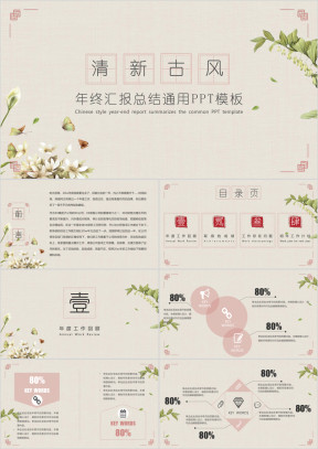 年终工作总结汇报工作计划ppt