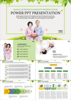 宽形养老待遇模板ppt