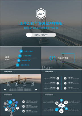 实用系列工作汇报商务动感模板ppt