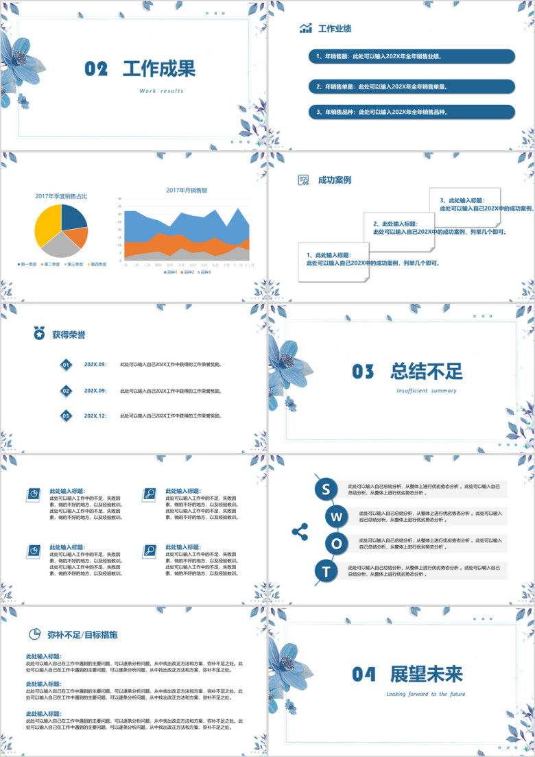 工作总结汇报年终总结工作计划ppt