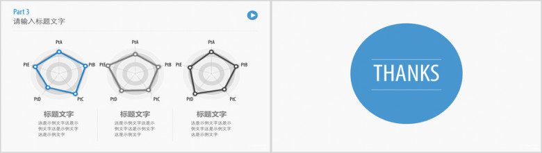 年度总结模板图表版ppt