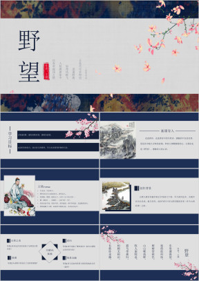 初中语文人教版八年级《王绩野望》教育教学课件
