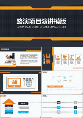 商业路演项目演讲ppt