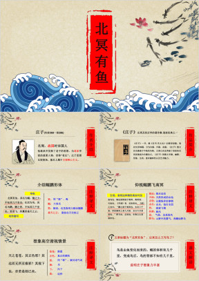 初中语文八年级下册《北冥有鱼》教育教学课件