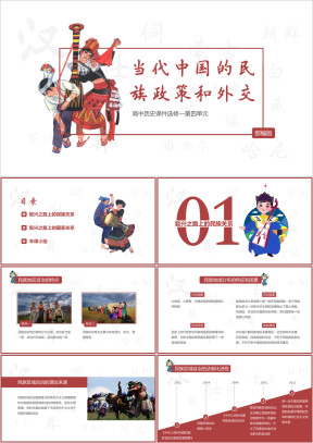 高中历史部编版选修一《当代中国的民族政策和外交》教学课件