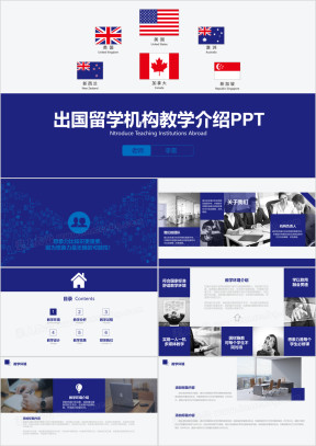 中介公司出国留学情况介绍通用ppt