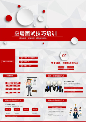 精品课件应聘面试技巧培训PPT
