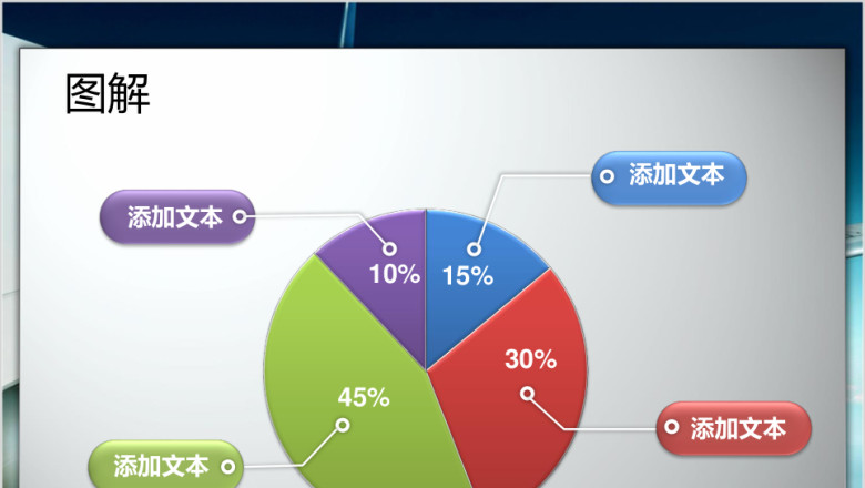 简单实用的饼图7套ppt