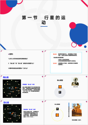 高中物理人教版必修二《行星的运动》课件