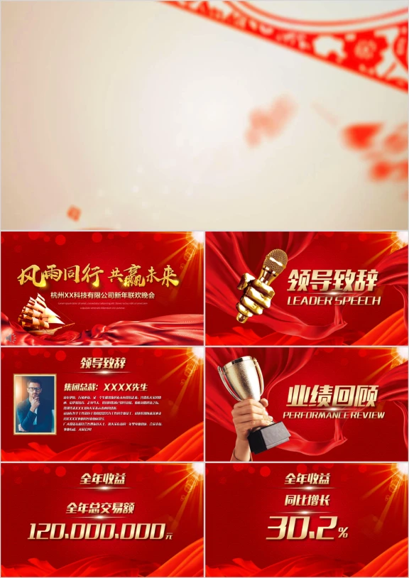 企业年度晚会暨颁奖典礼ppt