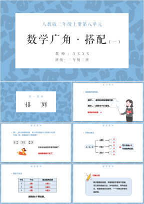 小学数学人教版二年级上册《数学广角——搭配（一）》教学课件