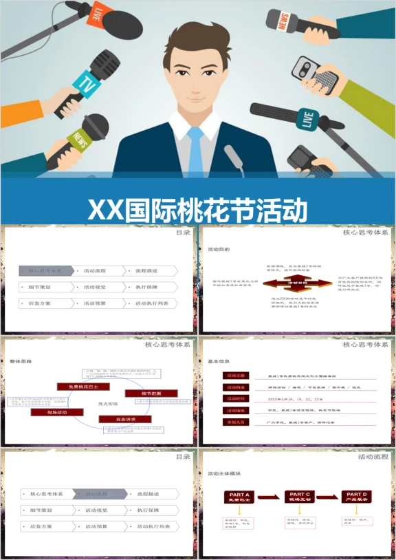 房地产公司举办桃花节活动策划方案ppt