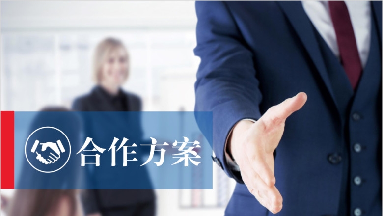 合作方案商业方案融资方案流程图框架图ppt