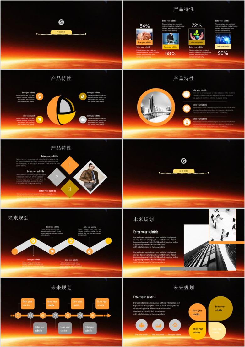 企业发展历程公司介绍模板ppt