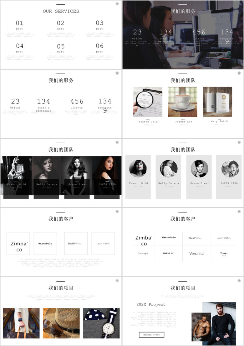 杂志风企业介绍商业策划商务通用ppt