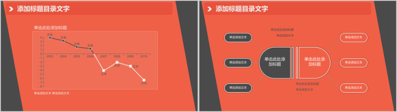 扁平化季度工作总结汇报ppt模板