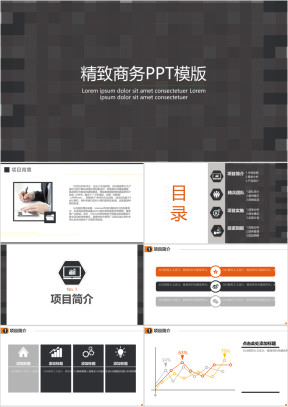 通用精致商务ppt模板