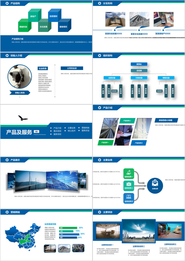企业介绍企业简介公司简介ppt