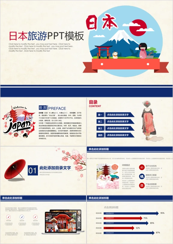 日本旅游旅行社工作汇报总结ppt
