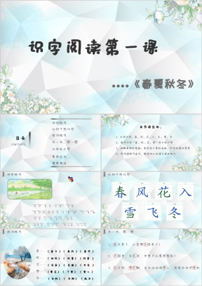 小学语文《识字阅读》教育教学课件