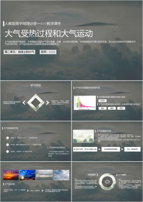 人教版高中地理必修一《大气受热过程和大气运动》PPT教学课件