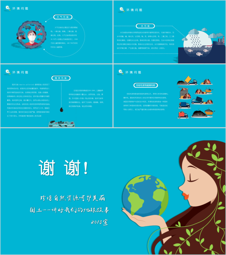 世界地球日主题班会ppt