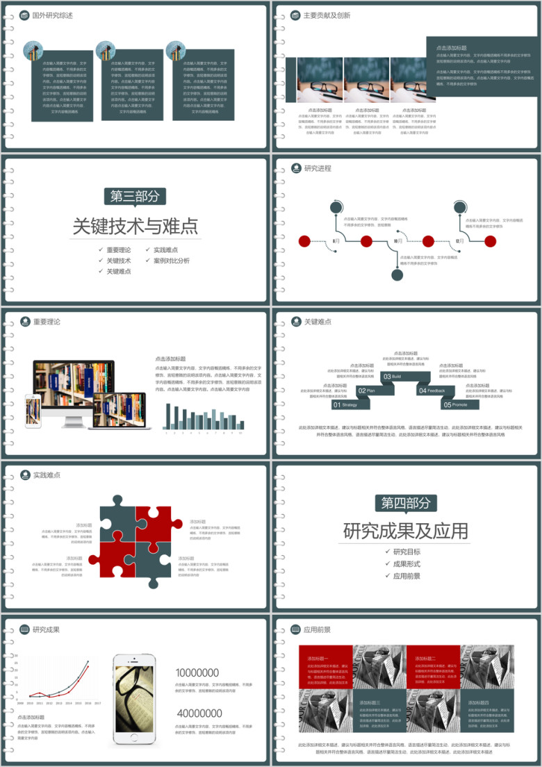 创意书页式论文答辩ppt
