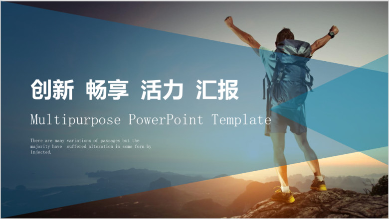 创意大气排版项目介绍ppt模板