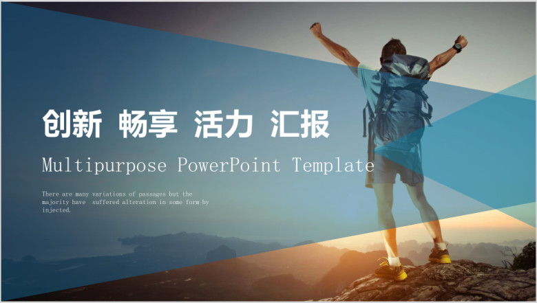 创意大气排版项目介绍ppt模板