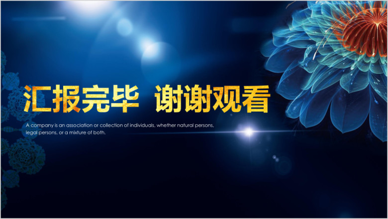 商务高端工作总结模板ppt