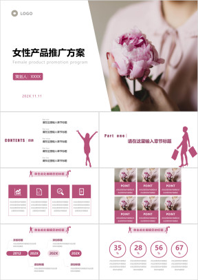 女性产品推广方案ppt