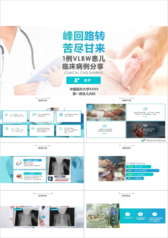 医学医疗案例分享医生工作总结工作汇报ppt