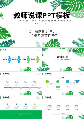 教师说课教师总结汇报ppt