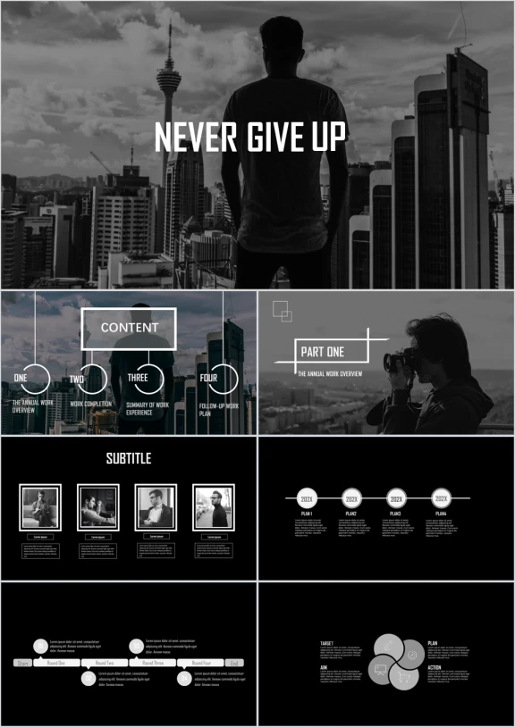 文字快闪ppt