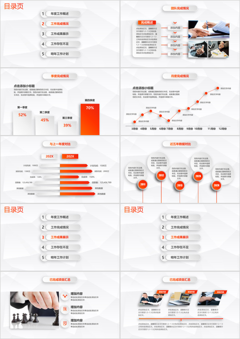 公司年终总结汇报ppt