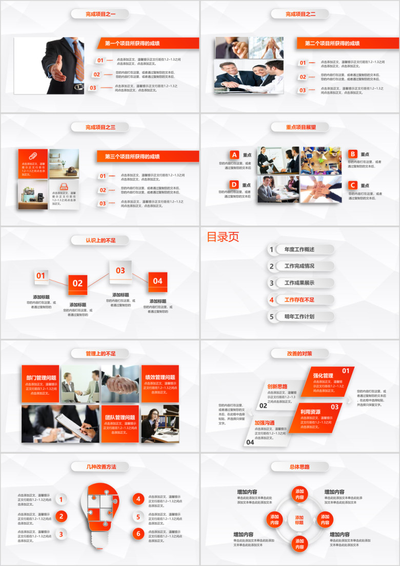 公司年终总结汇报ppt