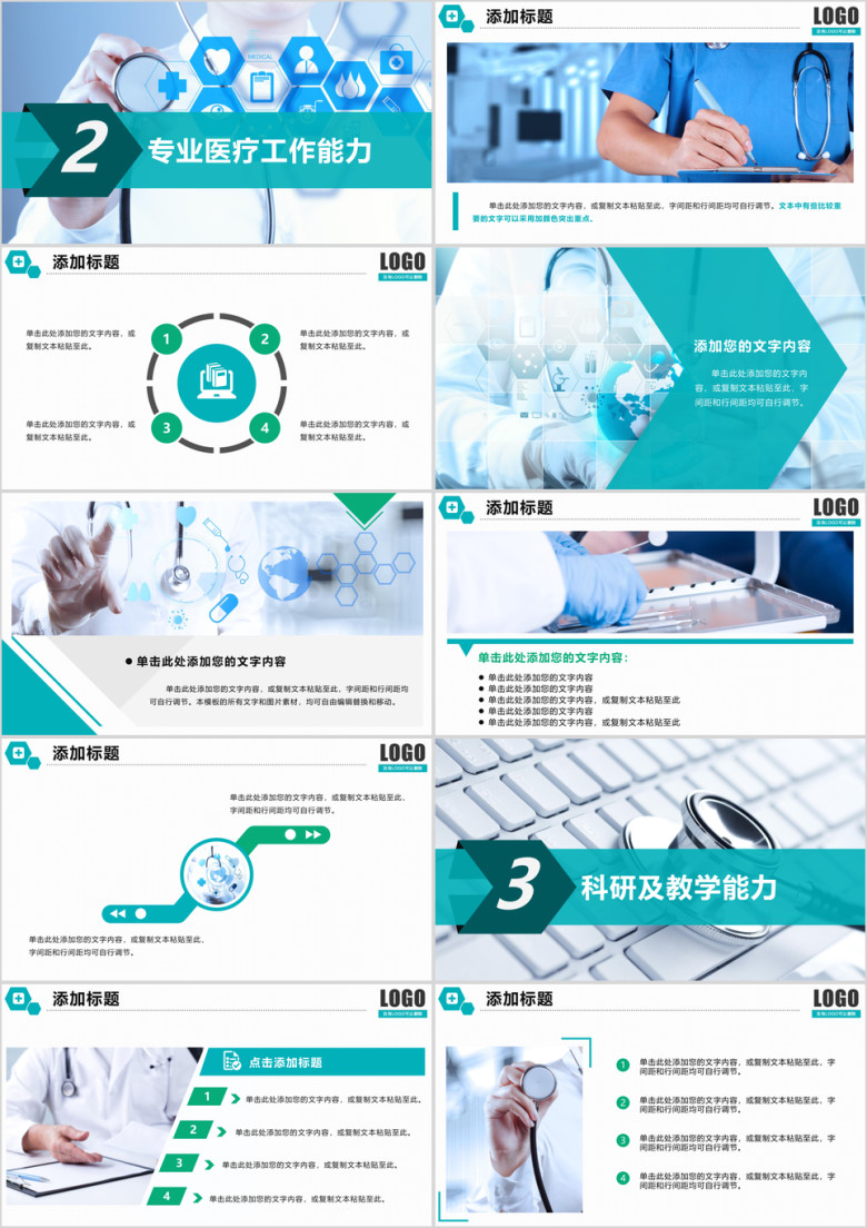 医疗行业述职报告ppt