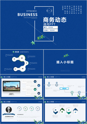 【汇报总结】商务动态工作总结汇报ppt02