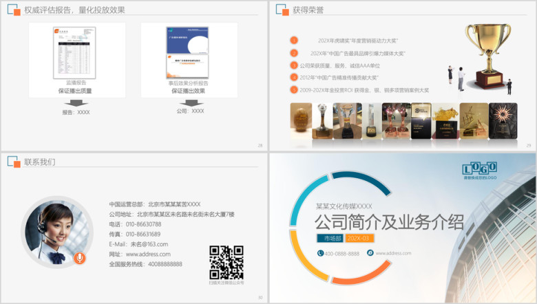 商务路演公司简介企业介绍业务推介渠道合作ppt
