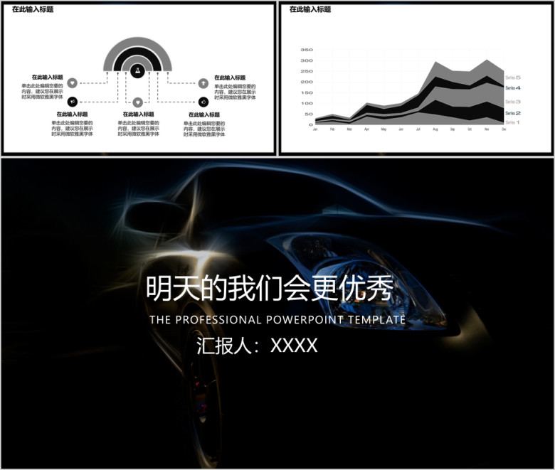 工作汇报汽车行业商务汇报ppt