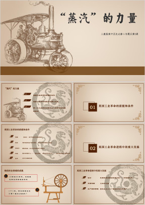 高中历史人教版高一必修《蒸汽的力量》教育教学课件