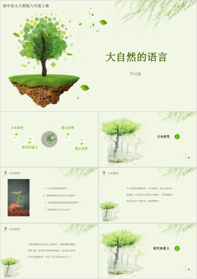 初中语文人教版八年级上册《大自然的语言》教学课件
