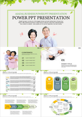 养老政策模板ppt