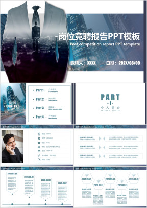 岗位竞聘报告模板ppt
