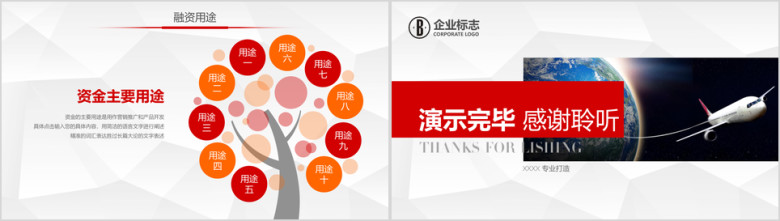 红色创业商务融资计划书商业计划书ppt模板