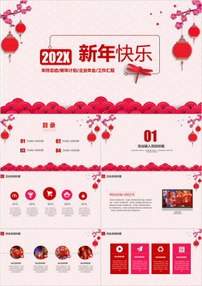 年终总结汇报模板ppt