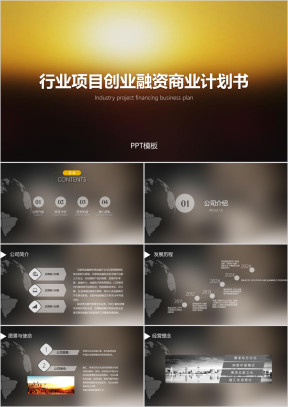 行业项目融资ppt模板