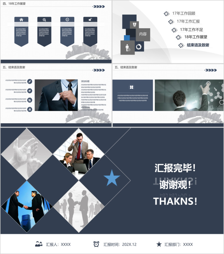 年终总结汇报总结ppt