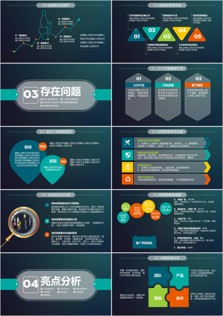 IOS风格工作总结汇报述职报告年鸡年商务ppt