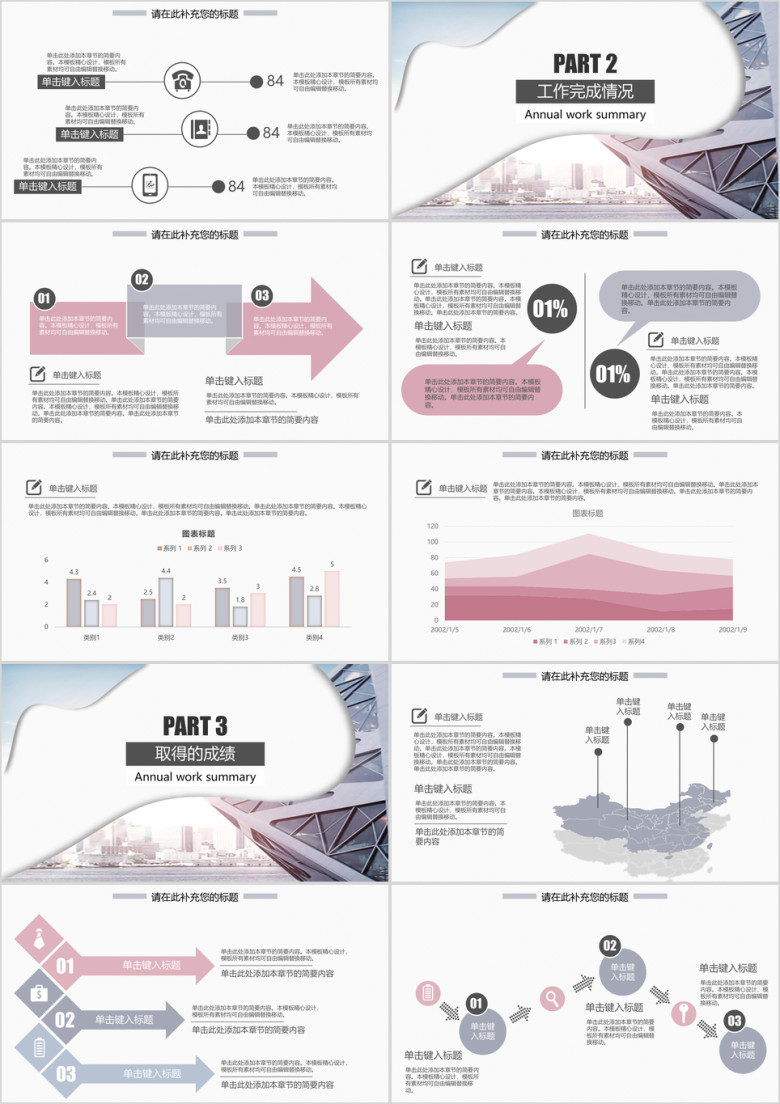年终工作总结汇报ppt